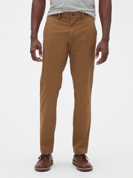 GAP Khaki kalhoty straight GapFlex GAP