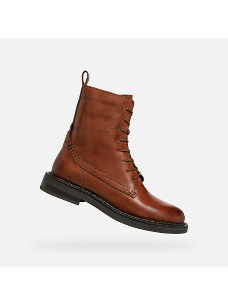 Geox Světle hnědá dámská kotníková obuv Geox Serilda