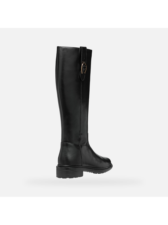 Geox Černé dámské kozačky Geox Walk Pleasure