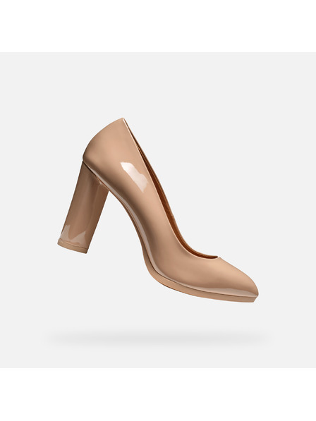 Geox Béžové dámské lodičky Geox Walk Pleasure 90