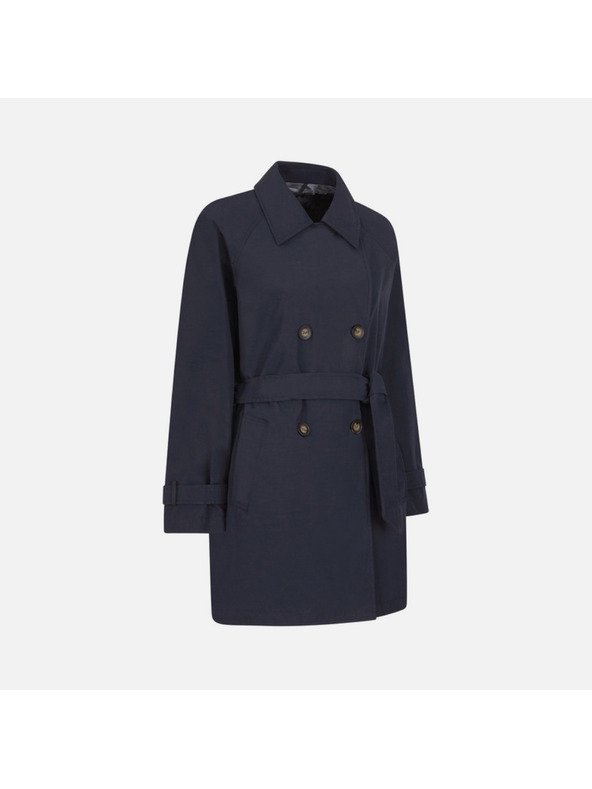 Geox Tmavě modrý dámský trenčkot Geox Ilde