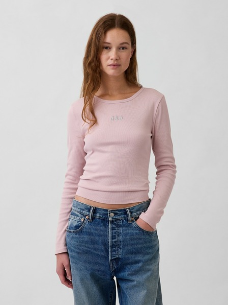 GAP Žebrované tričko s logem GAP