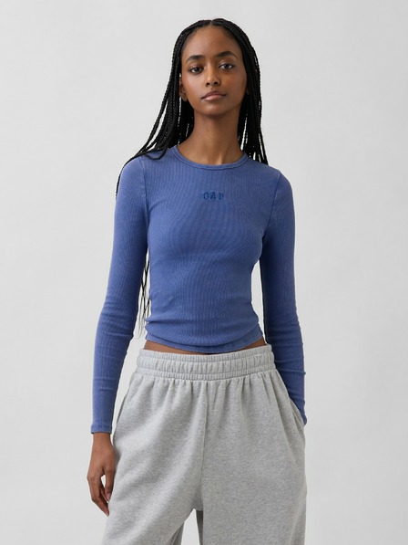 GAP Žebrované tričko s logem GAP