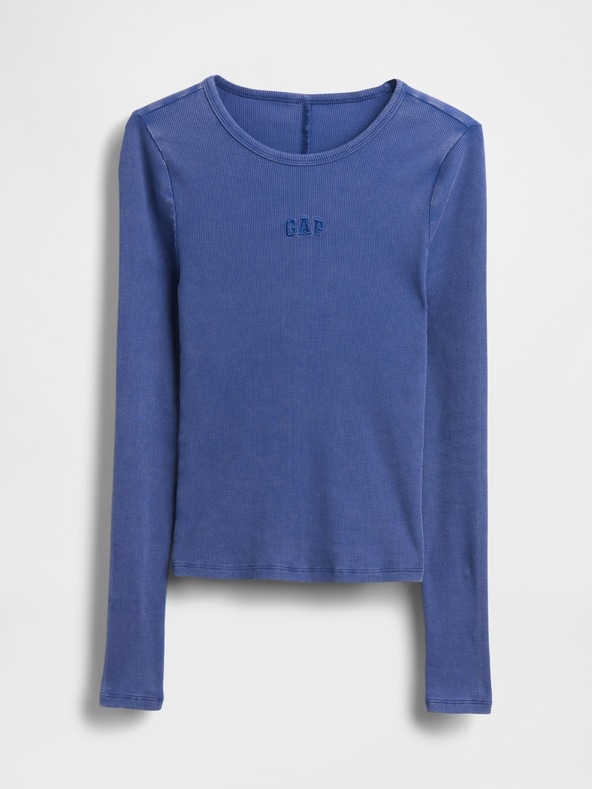 GAP Žebrované tričko s logem GAP