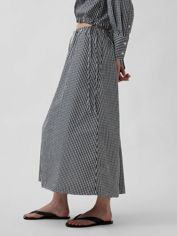 GAP Popelínová maxi sukně GAP