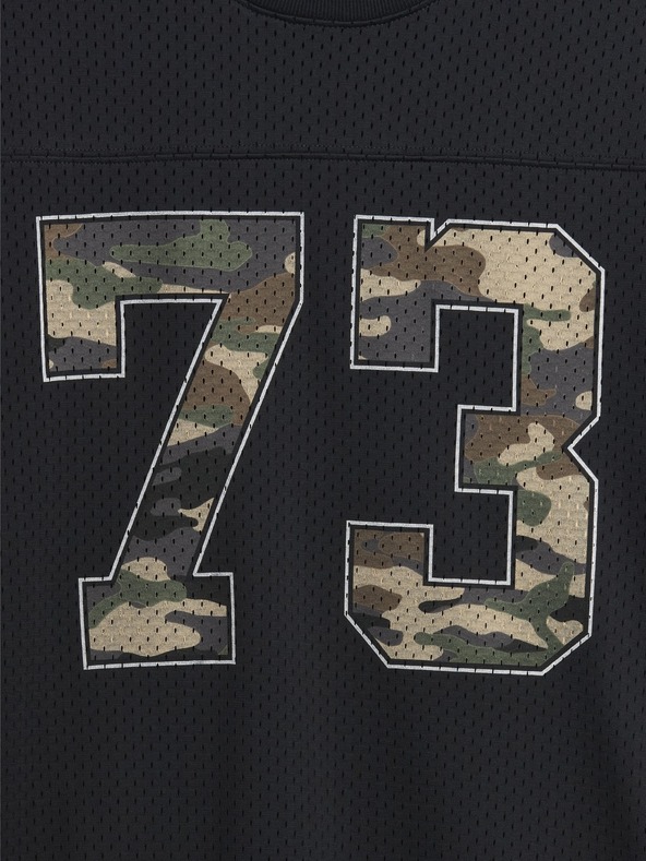 GAP Dětské síťované oversize tričko GAP