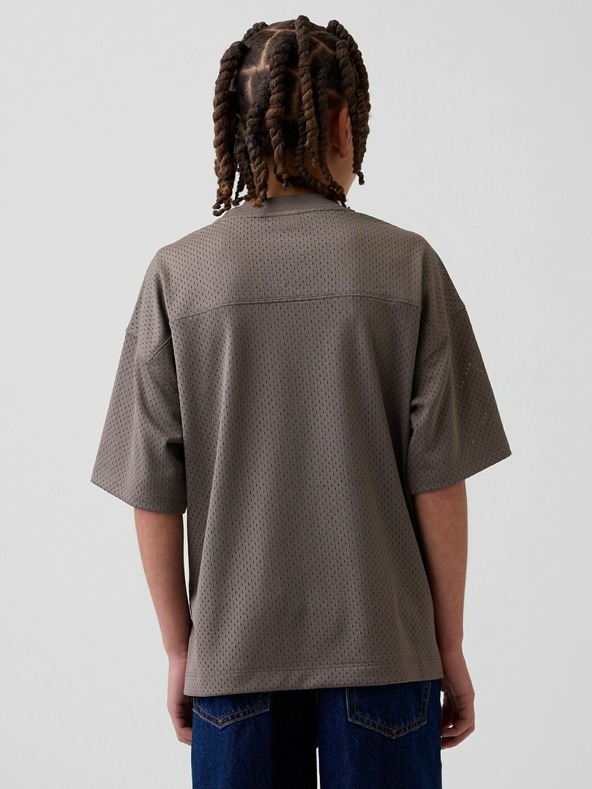 GAP Dětské síťované oversize tričko GAP
