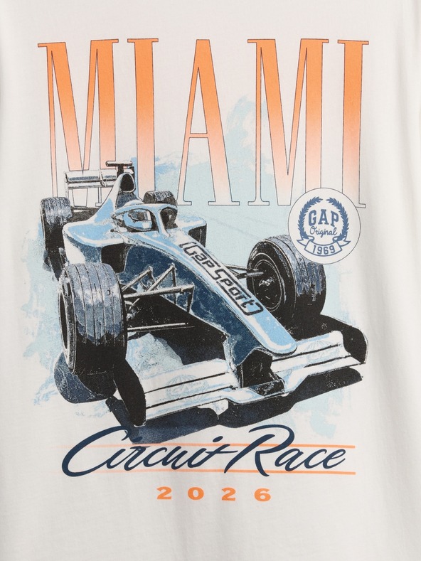 GAP Dětské tričko s potiskem Gap