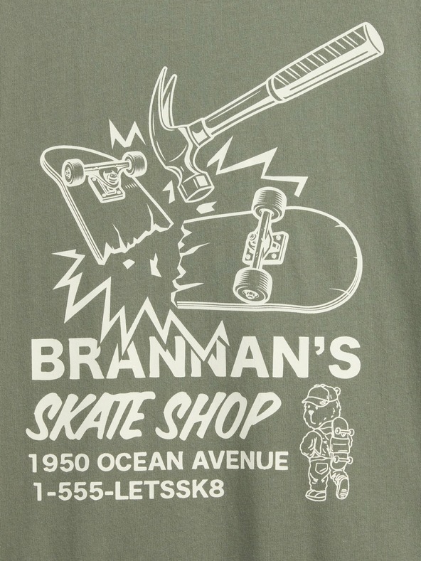 GAP Dětské tričko s potiskem Gap