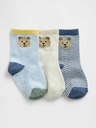GAP Baby ponožky Brannan bear, 3 páry GAP