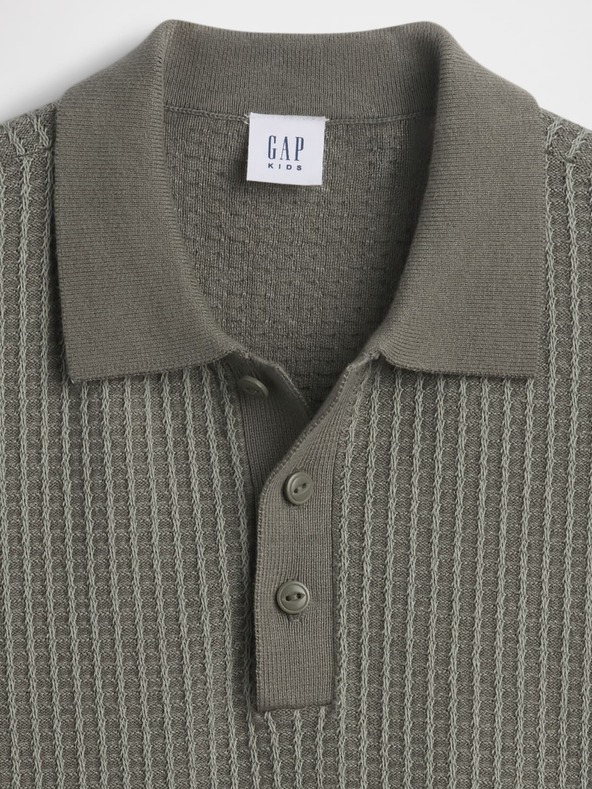 GAP Dětský pletený polo svetr GAP