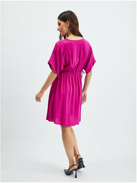 Orsay Tmavě růžové dámské šaty ORSAY