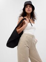GAP Khaki kalhoty Mid Rise loose GAP