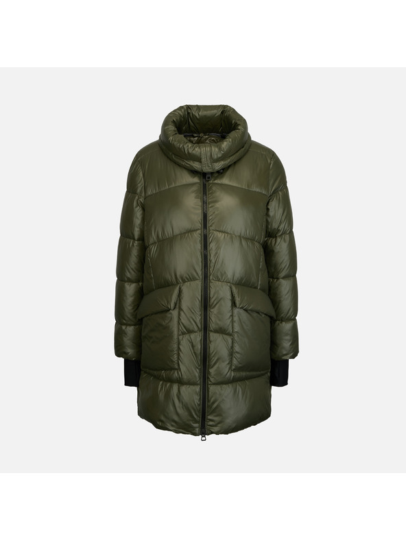 Geox Khaki dámská péřová bunda Geox Serilda
