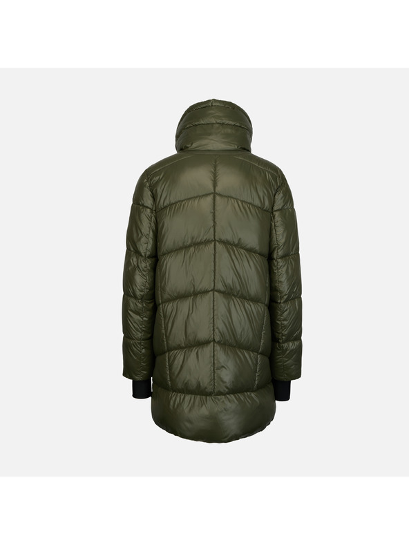 Geox Khaki dámská péřová bunda Geox Serilda