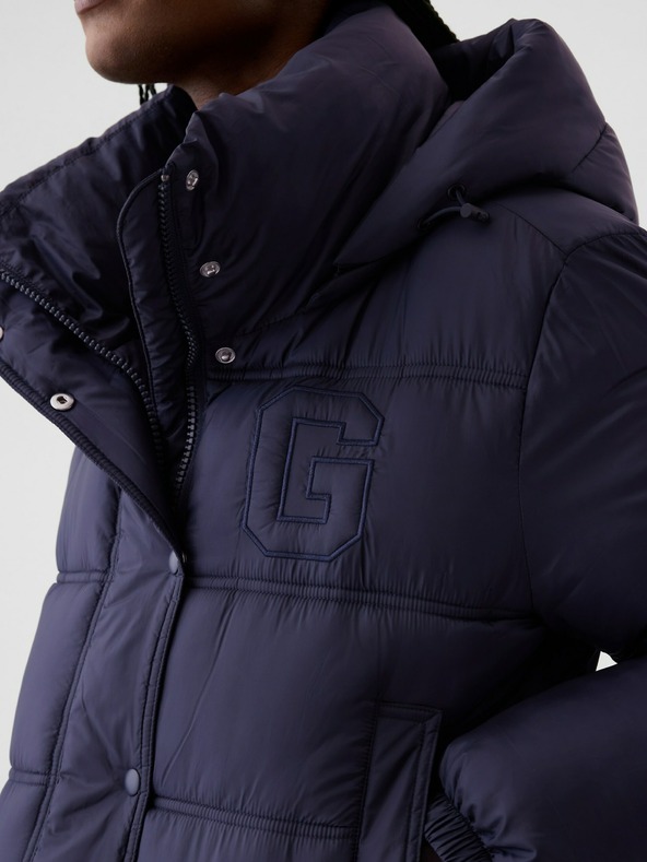 GAP Prošívaná nepromokavá crop bunda GAP