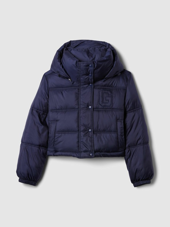 GAP Prošívaná nepromokavá crop bunda GAP