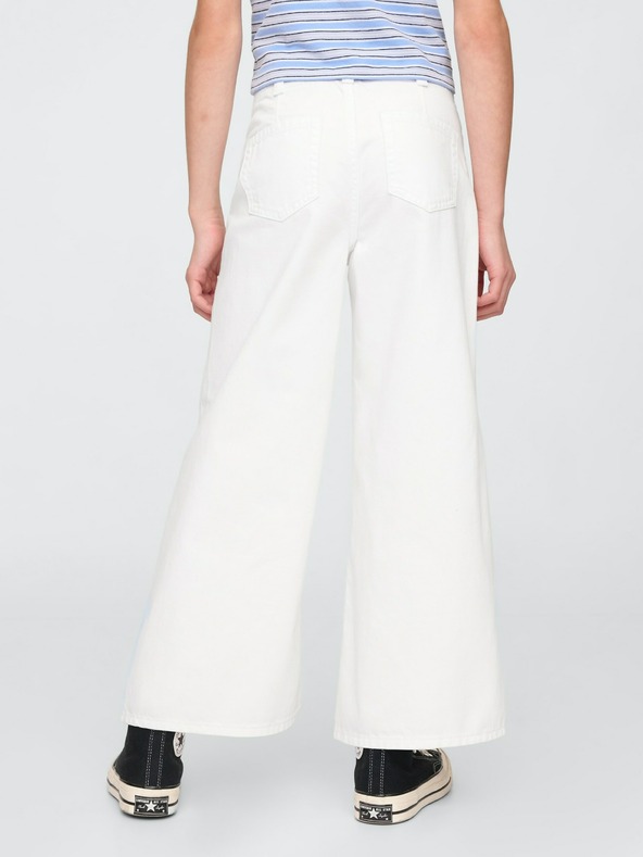 GAP Dětské džíny High Rise Stride Wide Leg GAP