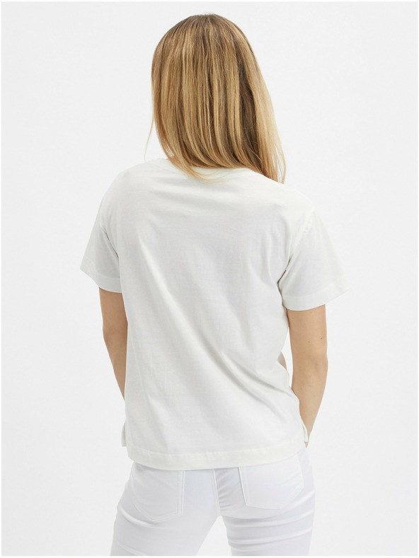 Orsay Krémové dámské tričko ORSAY