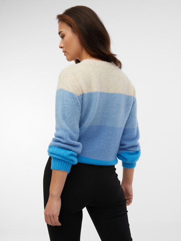 Orsay Modrý dámský pruhovaný svetr ORSAY