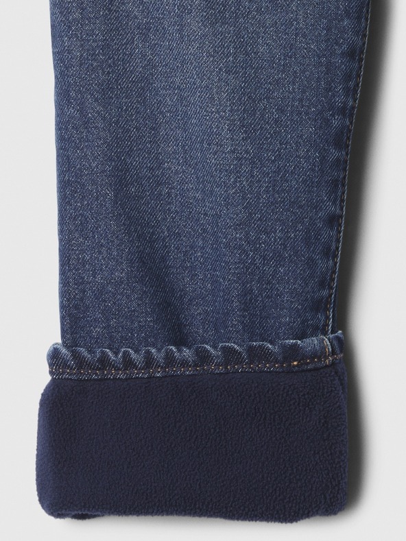 GAP Baby zateplené straight džíny GAP