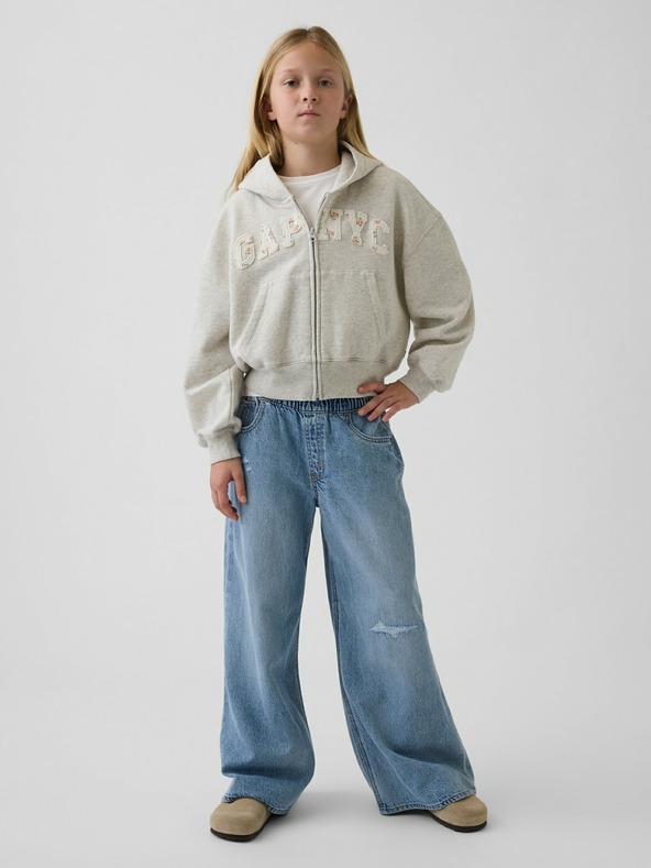 GAP Dětská oversize mikina s logem VintageSoft GAP
