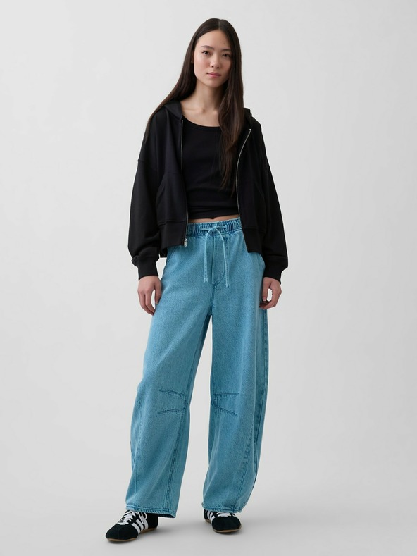 GAP Džíny Mid Rise Easy Horseshoe UltraSoft GAP