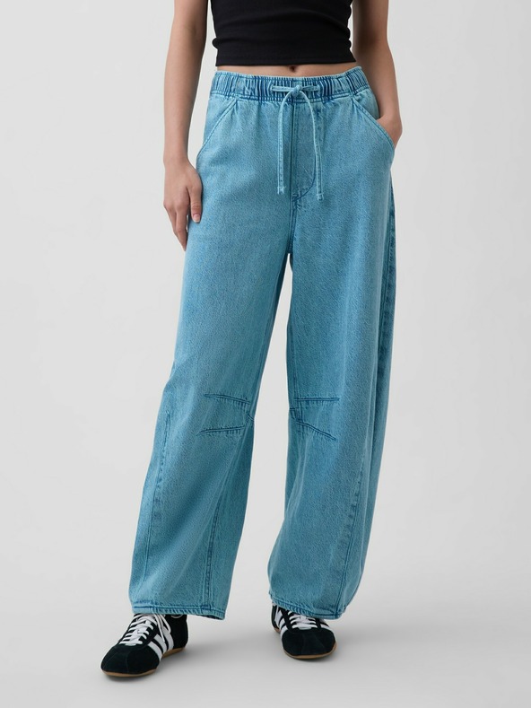 GAP Džíny Mid Rise Easy Horseshoe UltraSoft GAP