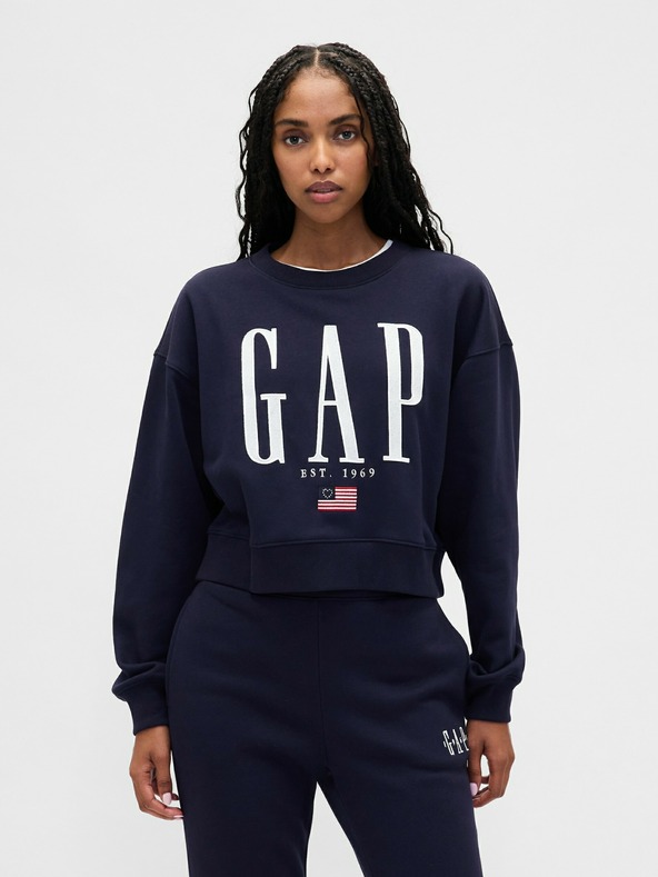 GAP Oversize mikina s logem VintageSoft GAP