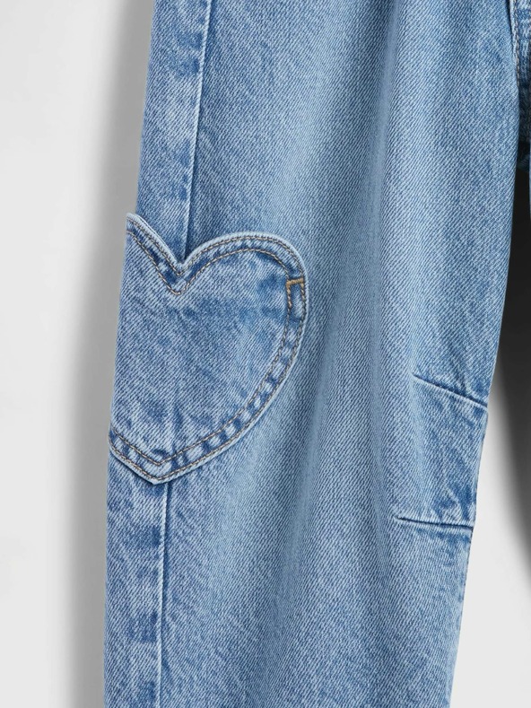 GAP Baby džíny Paperbag Horseshoe GAP