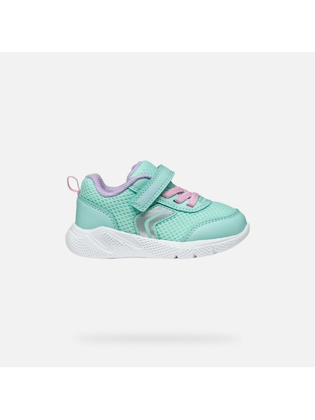 Geox Tyrkysové dívčí tenisky Geox Sprintye