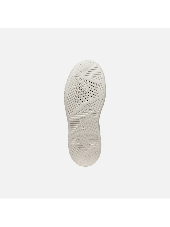 Geox Bílé dívčí tenisky Geox Miroshi