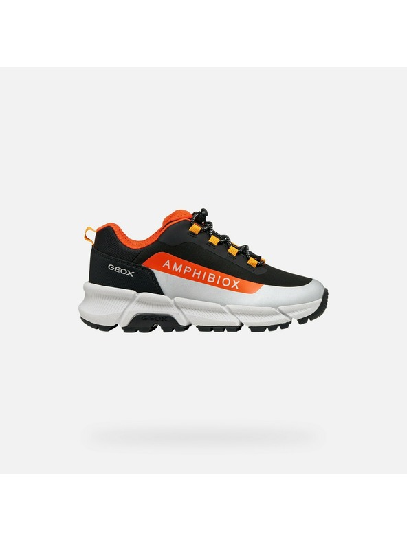 Geox Černé chlapecké tenisky Geox Flexyper Plus B ABX