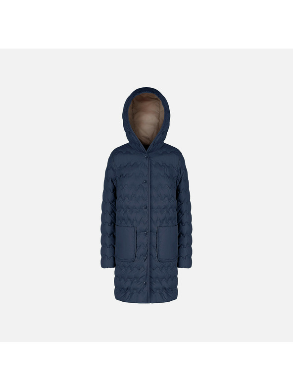 Geox Tmavě modrá dámská péřová bunda Geox Myluse