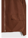 Moodo Krátká bunda hnědá Moodo