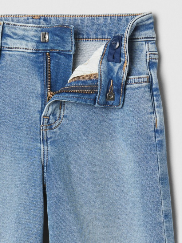 GAP Dětské džíny High Rise Wide-Leg SuperSoft GAP