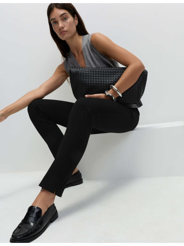 Marks & Spencer Kalhoty úzkého střihu ke kotníkům Marks & Spencer černá