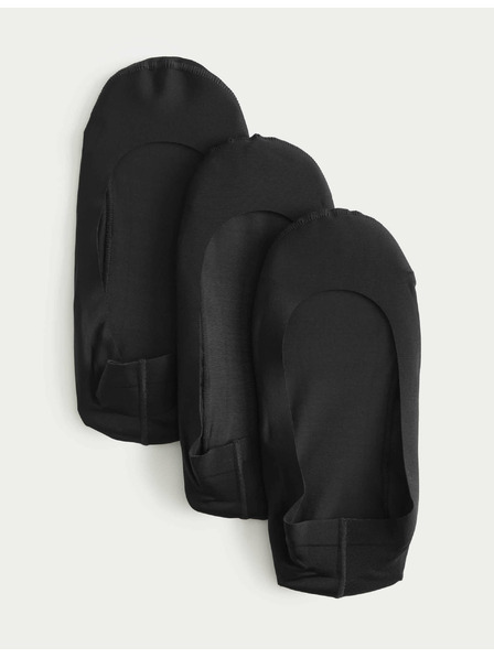 Marks & Spencer Sada tří dámských slip on ponožek v černé barvě Marks & Spencer