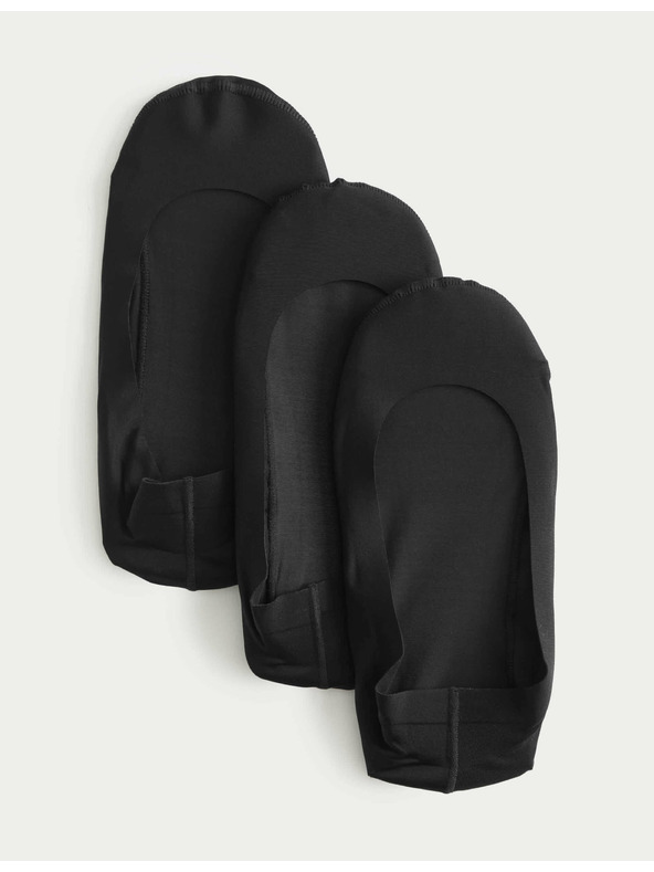 Marks & Spencer Sada tří dámských slip on ponožek v černé barvě Marks & Spencer