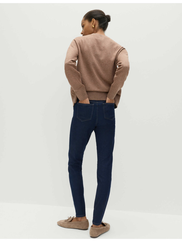 Marks & Spencer Tmavě modré dámské jeggings s vysokým pasem Marks & Spencer