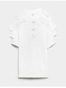 Marks & Spencer Sada tří pánských basic triček v bílé barvě s technologií Cool & Fresh™ Marks & Spencer