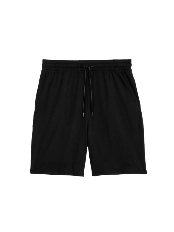 Marks & Spencer Černé pánské pyžamové kraťasy Supima® Marks & Spencer