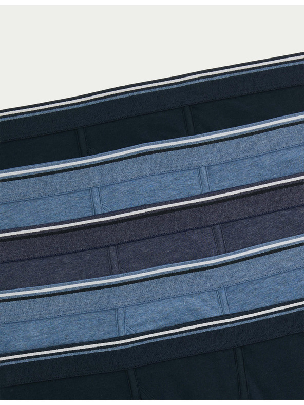 Marks & Spencer Sada pěti pánských boxerek v modré barvě Marks & Spencer