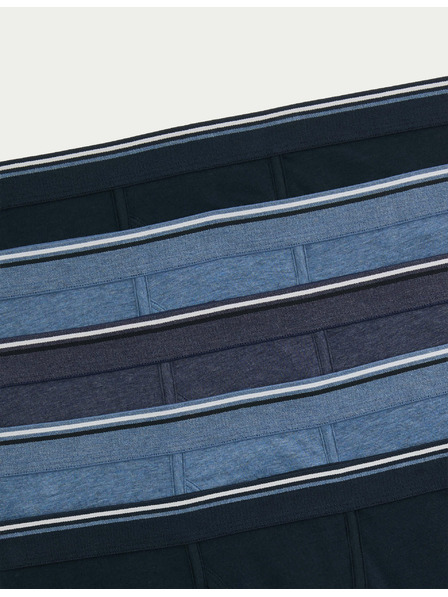 Marks & Spencer Sada pěti pánských boxerek v modré barvě Marks & Spencer