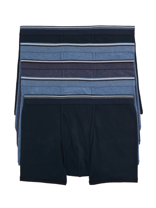 Marks & Spencer Sada pěti pánských boxerek v modré barvě Marks & Spencer