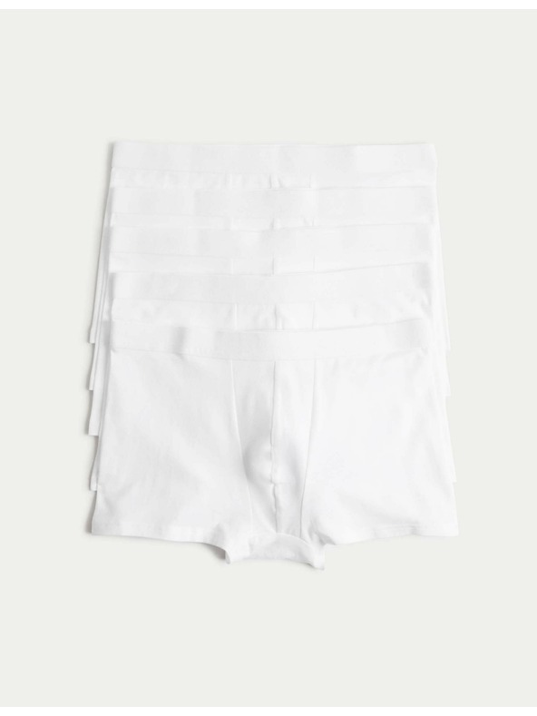 Marks & Spencer Sada pěti pánských boxerek v bílé barvě Marks & Spencer