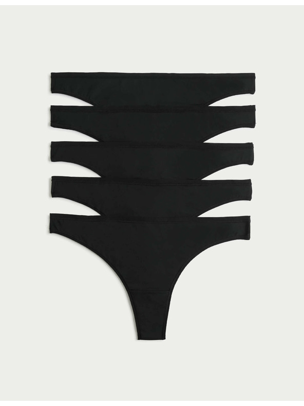 Marks & Spencer Sada pěti dámských kalhotek v černé barvě Marks & Spencer