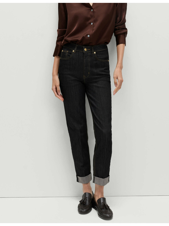 Marks & Spencer Elegantní džíny Harper cigaretového střihu Marks & Spencer černá