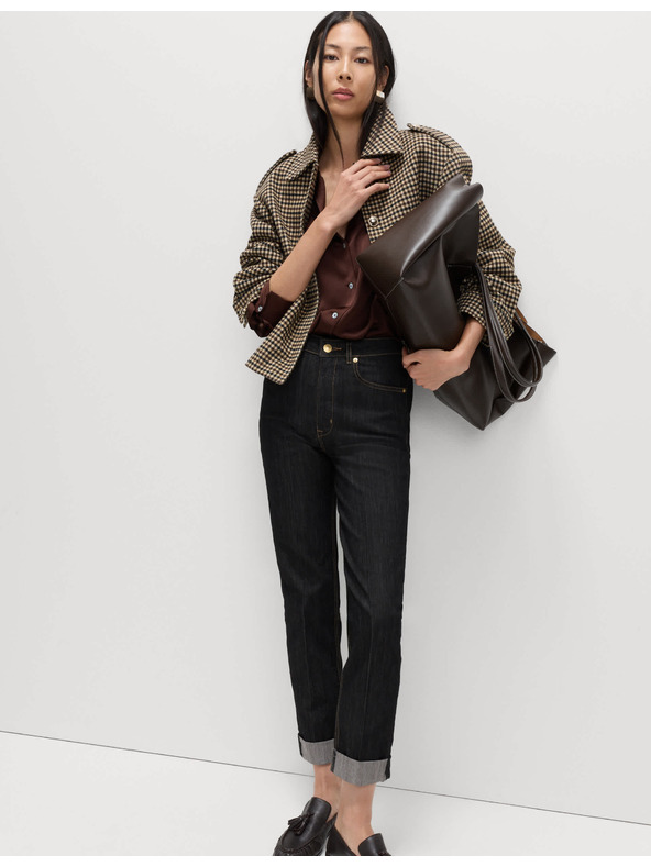 Marks & Spencer Elegantní džíny Harper cigaretového střihu Marks & Spencer černá