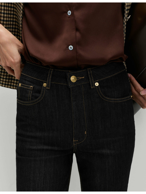 Marks & Spencer Elegantní džíny Harper cigaretového střihu Marks & Spencer černá